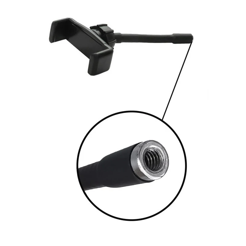 Стойка для микрофона напольная с коротким держателем телефона|Микрофонные