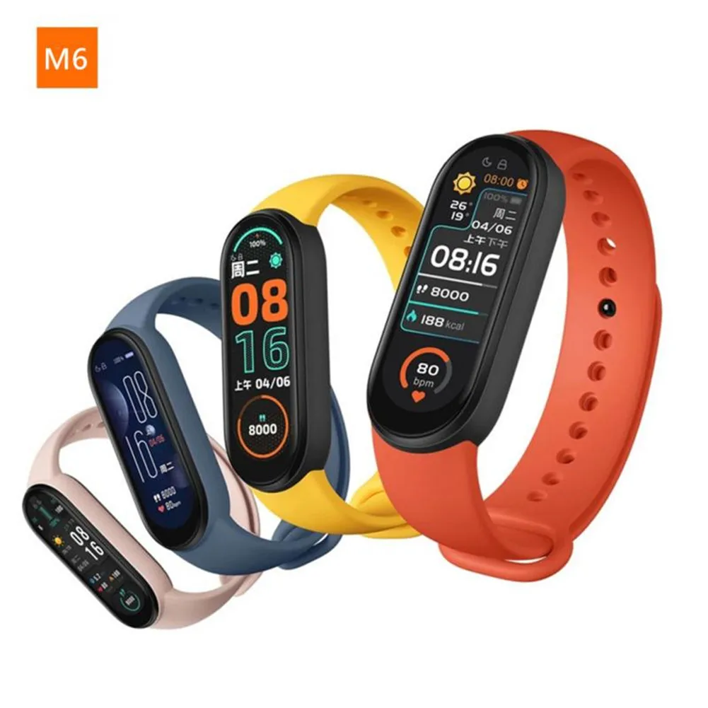 

M6 Smart Band Color Touch Screen Fitness Tracker Monitor Heart Rate Blood Pressure Monitor Wristband Sports Bracelet Smartwatch