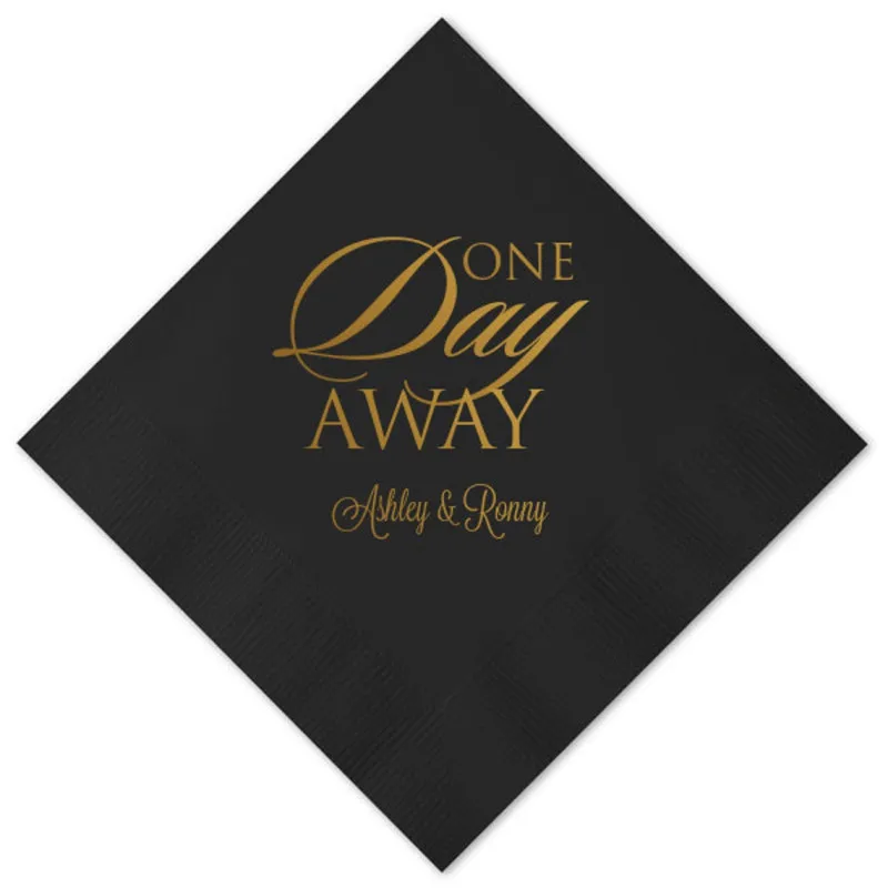 50 персонализированных репетиционных салфеток индивидуальная печать на одном