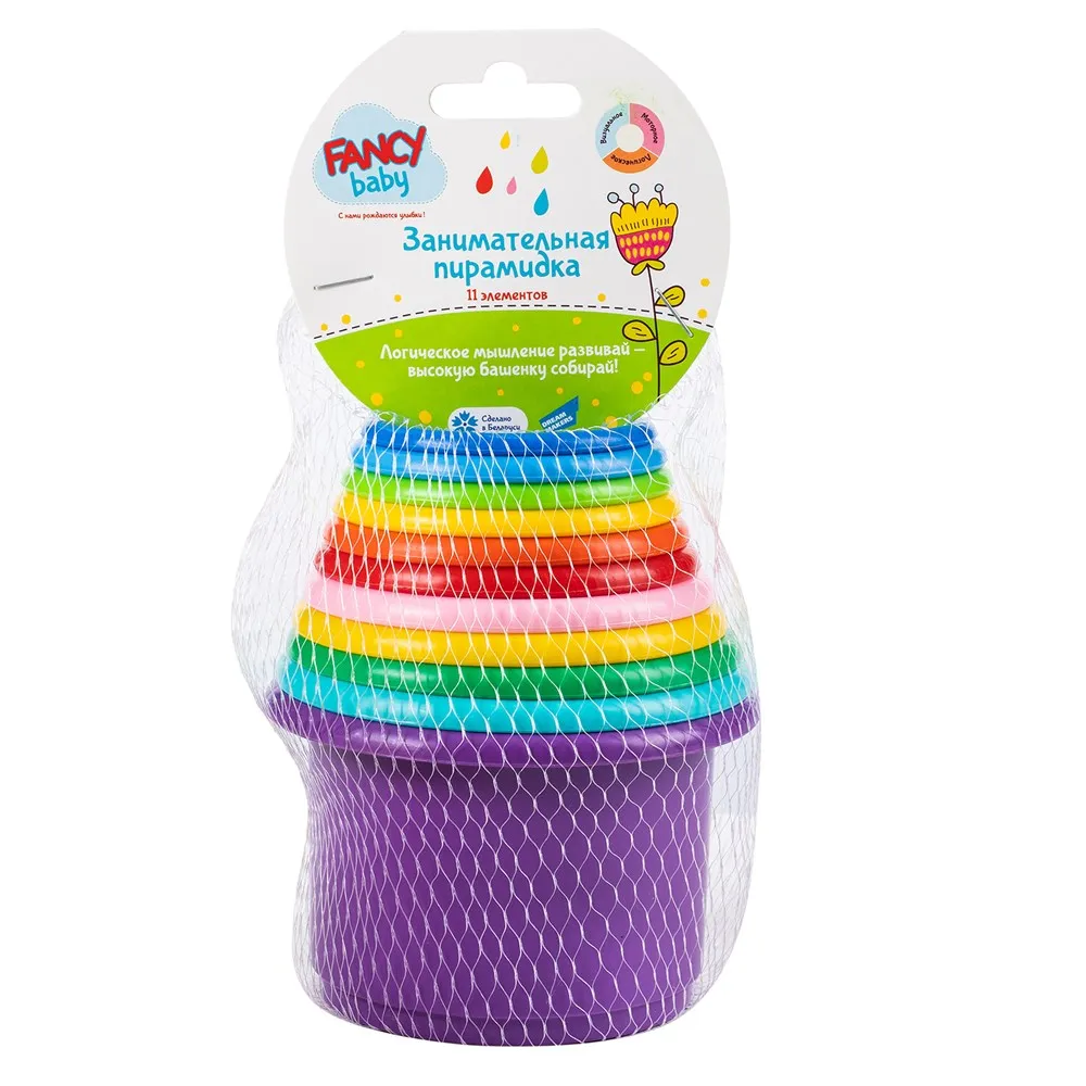 Игрушка развивающая Занимательная пирамидка PR03 | Игрушки и хобби