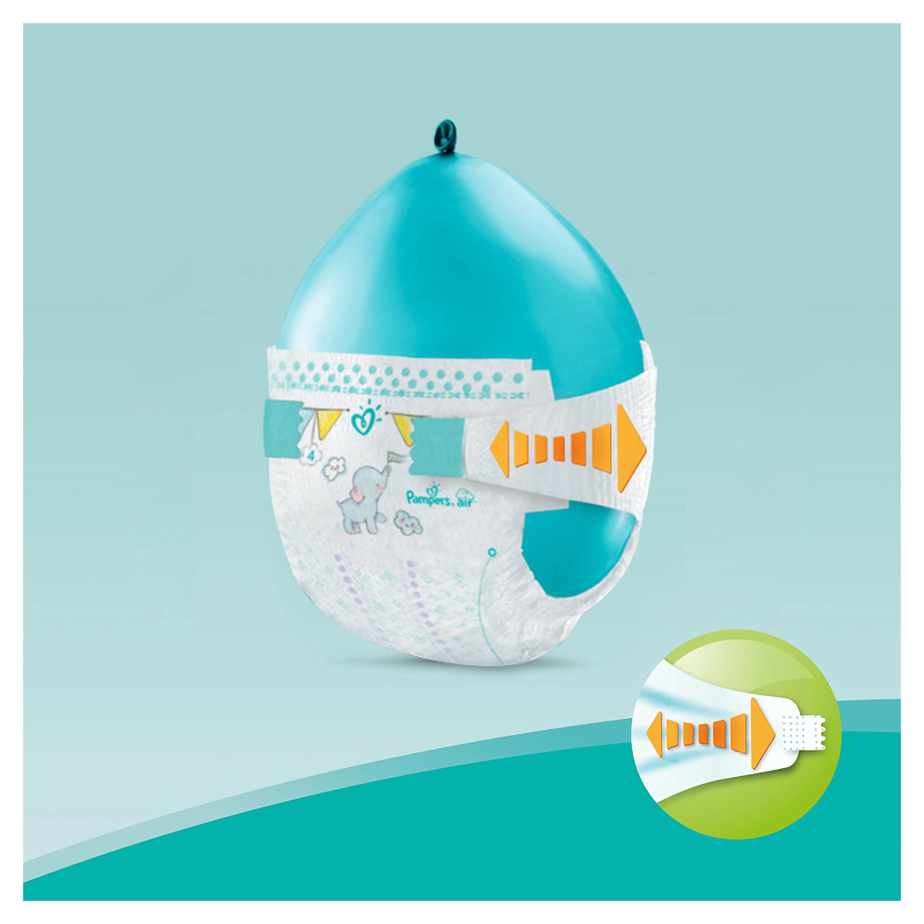 Подгузники Pampers Active Baby-Dry 9–14 кг размер 4 90шт. | Мать и ребенок
