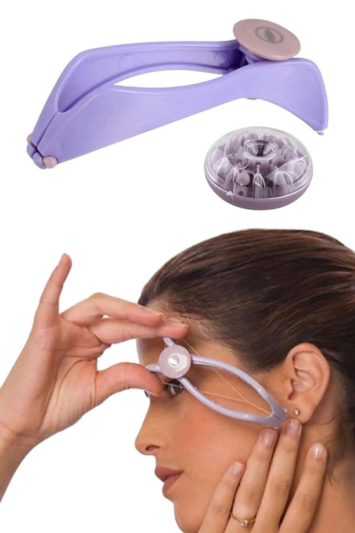

Ipli Feather Shaver Trimmer Eyebrow Mustache Waxing Facial Skin Hair Removal Tool New Production Purple New Generation High Quality Apparatus