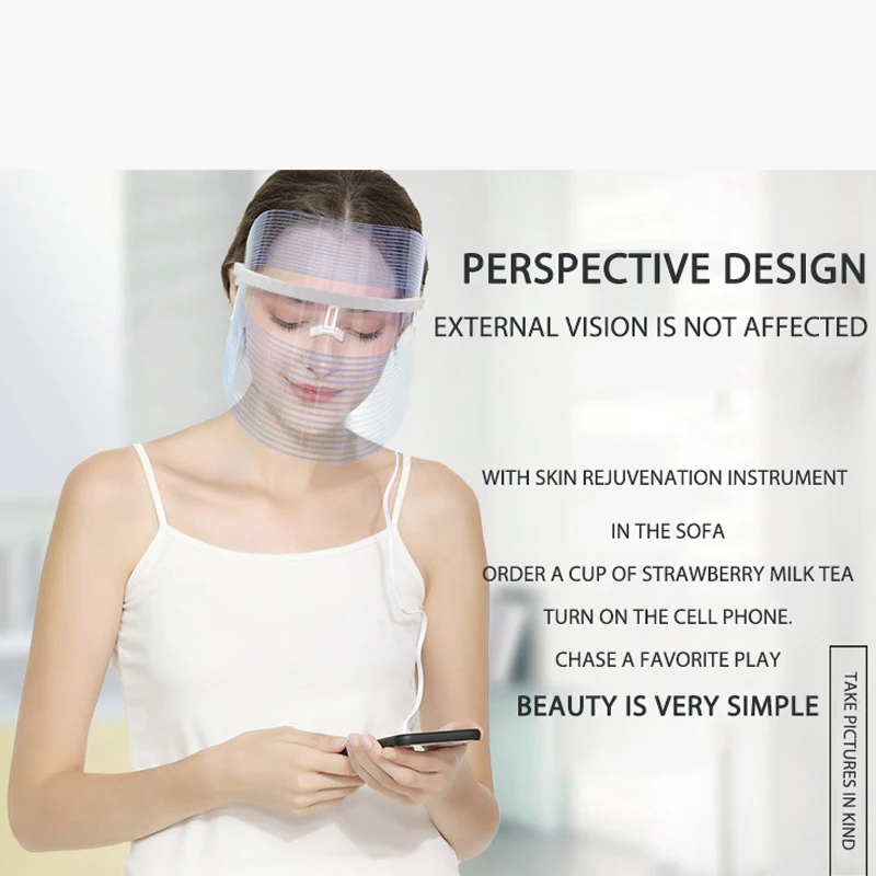 Отбеливающий точечный светодиодный светильник для лица и шеи косметический