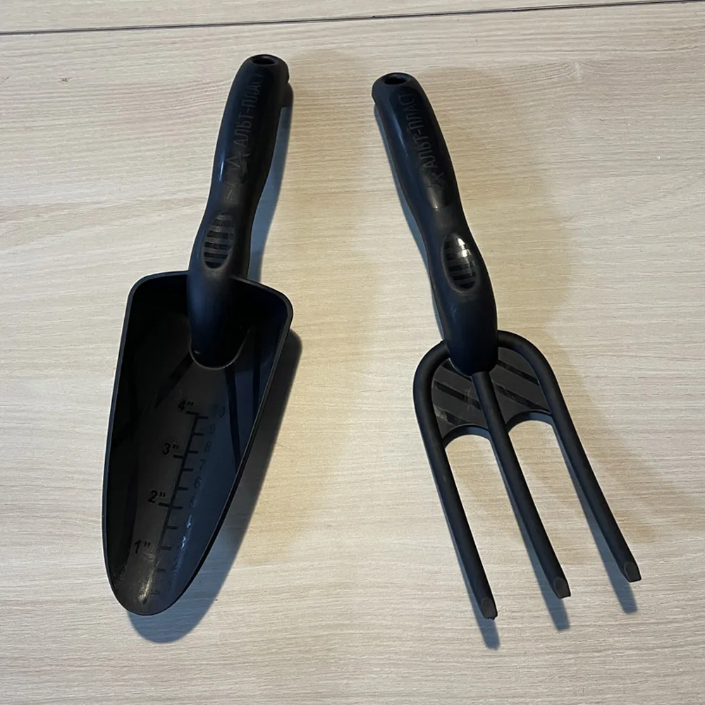 Garden tools set shovel fork plastic cast hand for garden weeding plants |