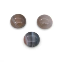 5pcs botswana agate cabochons round 8101214mm natural stone jewelry craft findings for making ring earings diy pendent
