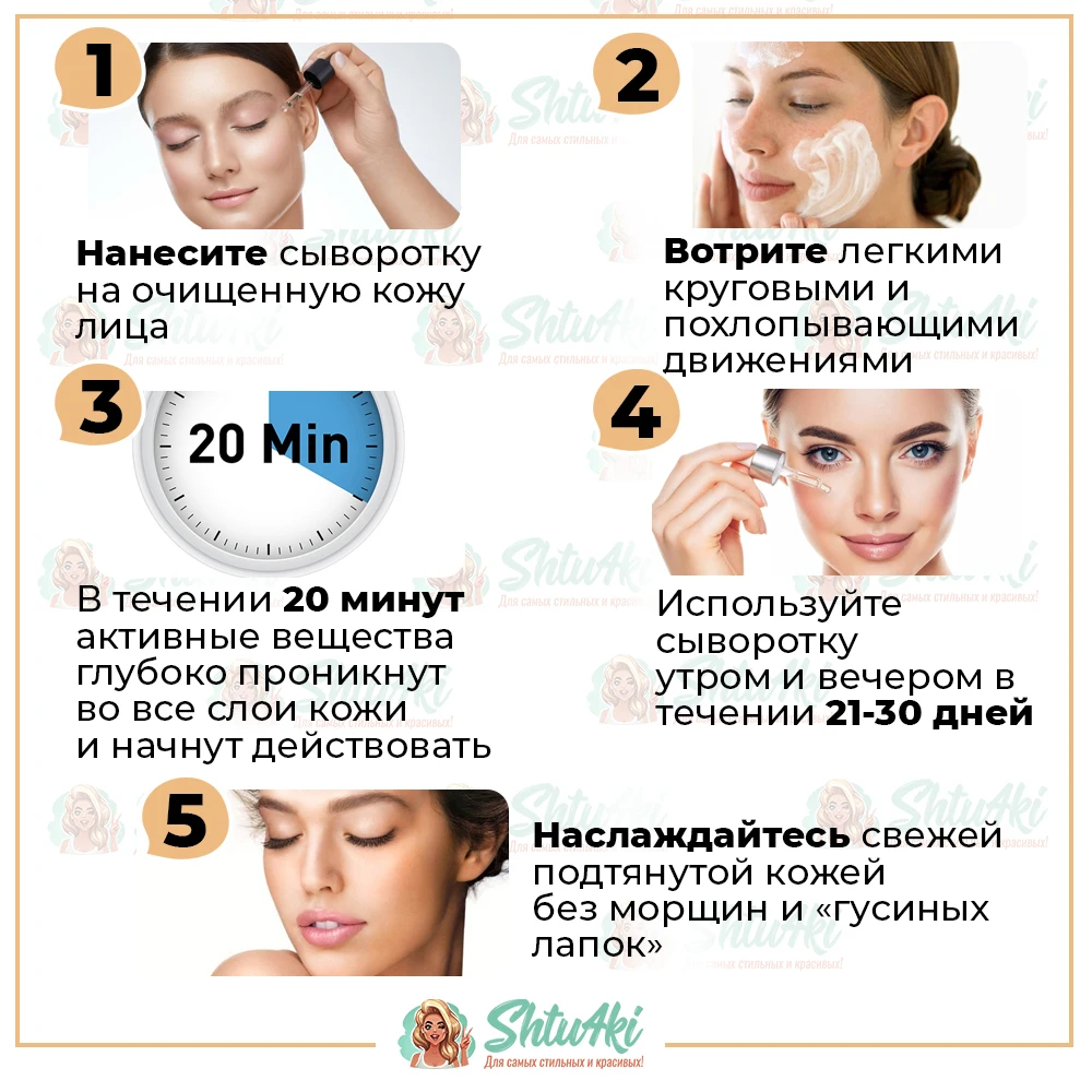 Сыворотка для лица FarmStay Collagen & Hyaluronic Acid All-in-One Ampoule 250 мл
