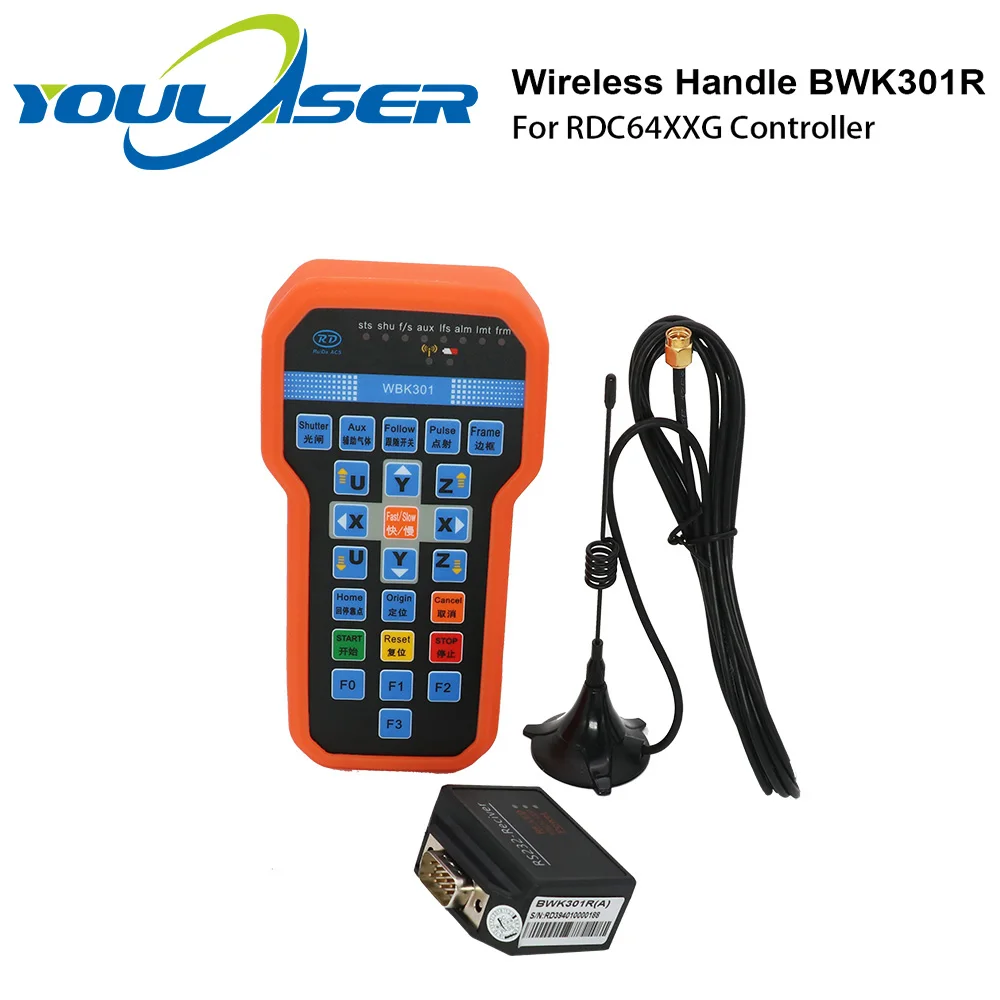 Ruida Беспроводной ручка управления BWK301R BWK301T для RDC6442G RDC6442S RDC6332M|Контроллер с ЧПУ| |
