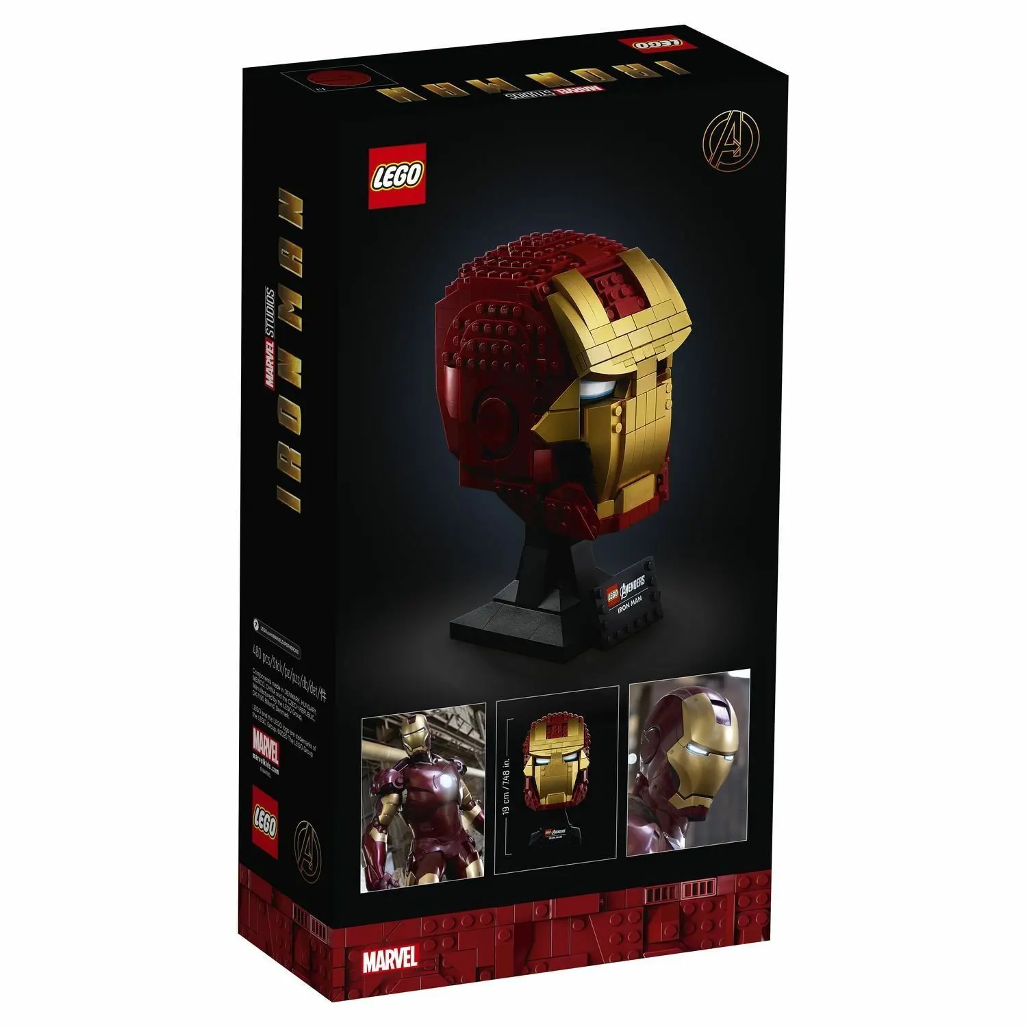 Designer Lego Marvel Super Heroes 76165 Avengers movie 4 Iron Man helmet |