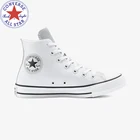 Оригинальные женские кроссовки Converse Chuck Taylor All Star Mono из металла, белые, новый сезон, модная повседневная женская спортивная обувь