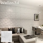 30 см х 30 см 3D настенные наклейки s кирпичная стена художественный Декор Пластиковая форма 3D настенная панель наклейка потолочная панель