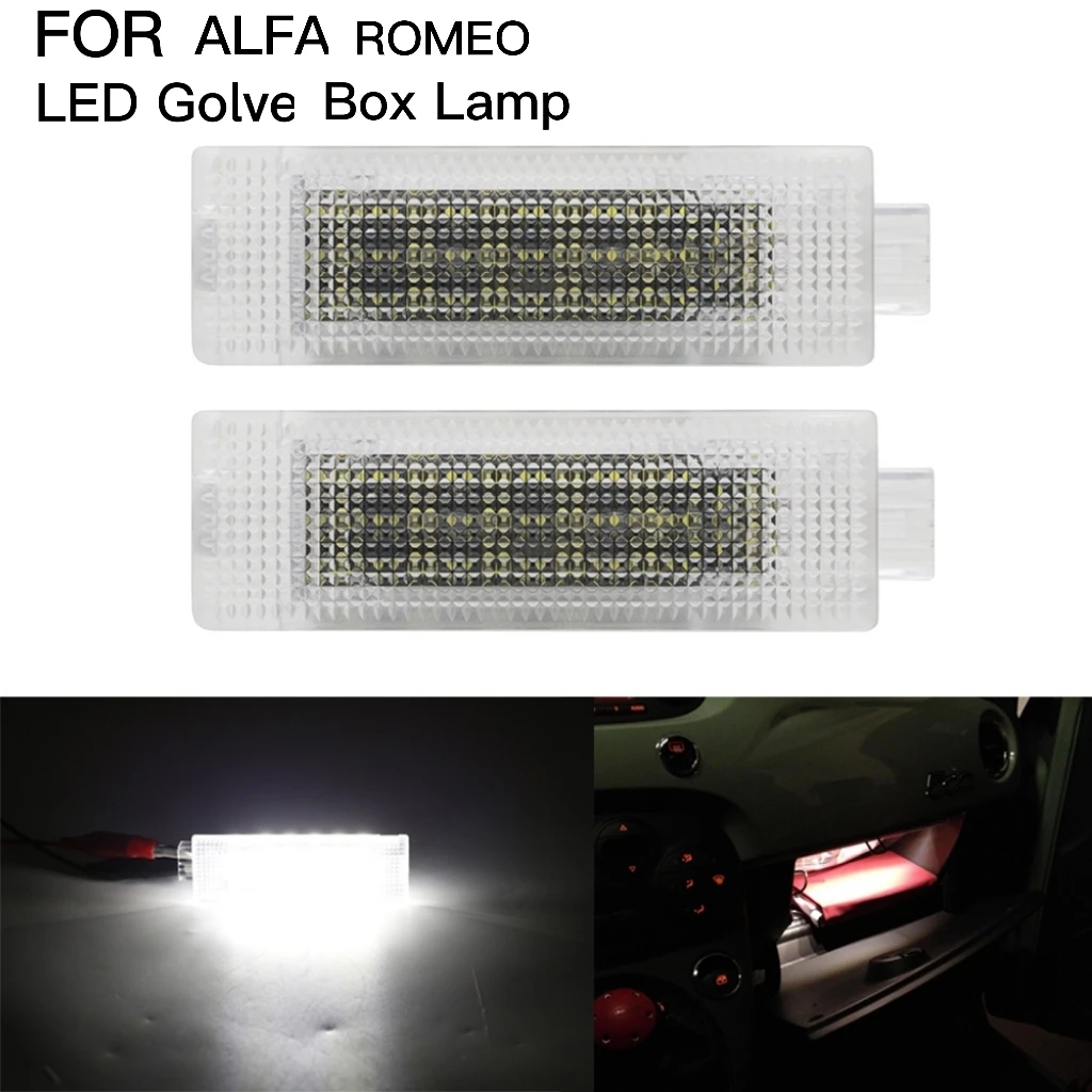 

For Alfa Romeo 156 Giulietta 147 159 166 4C LED Courtesy Lights Trunk Light Glove Box Light Interior Lights Welcome Door Light
