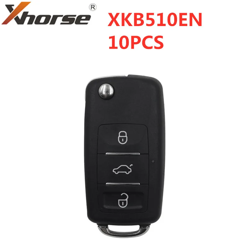 Xhorse XKB510EN универсальный дистанционный ключ B5 Тип 3 кнопки для VVDI VVDI2 инструмент