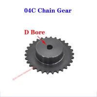 1pcs 04c chain gear d bore 8787 5109mm 45 steel 20 30 tooth industrial sprocket wheel motor chain drive sprocket