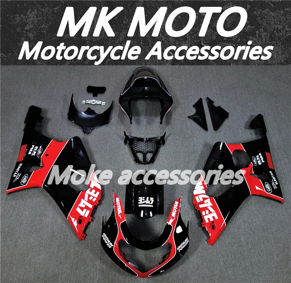 

Motorcycle Fairings Kit Fit For Gsxr1000 2000 2001 2002 Bodywork Set High Quality ABS Injection Red Black Yoshimura