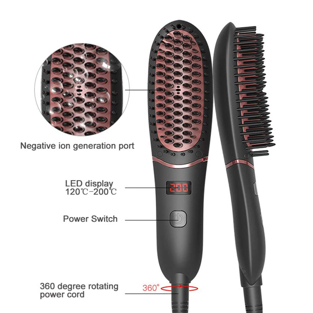 Расческа для выпрямления волос быстрая укладка Быстрое нагревание