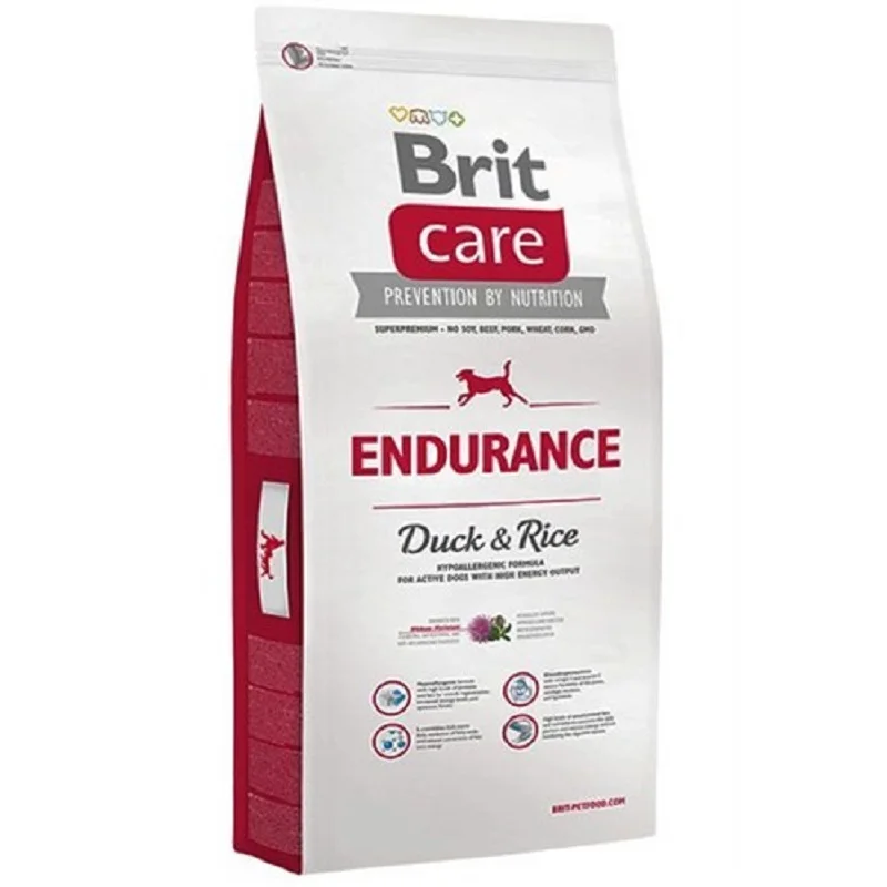 

Brit Care Endurance Duck & Rice Dog Food for Active Dogs 3 Kg Food Healthy Growth Feeding Pet