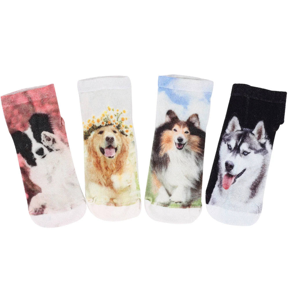 6 pcs Bolero Women Socks Set Happy Fun Printed Cute Socks Socks Women Socks Printed Macarons