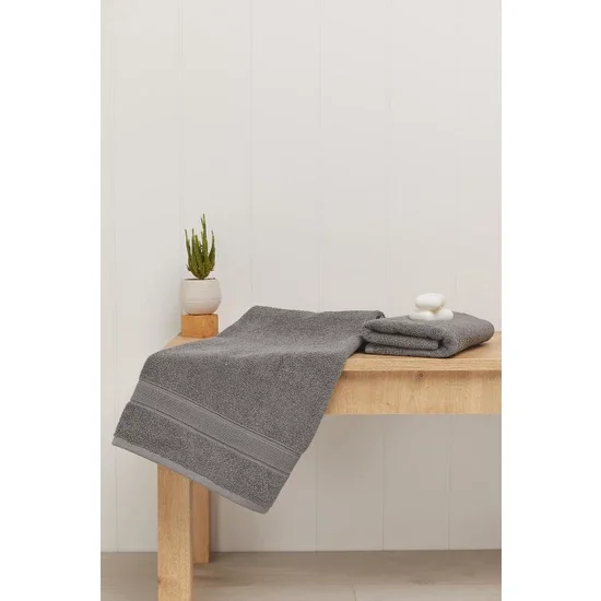 

WONDERFULSOFTFull Moon Double Hand Towel 50 x 90 cm - Anthracite FREE SHIPPING