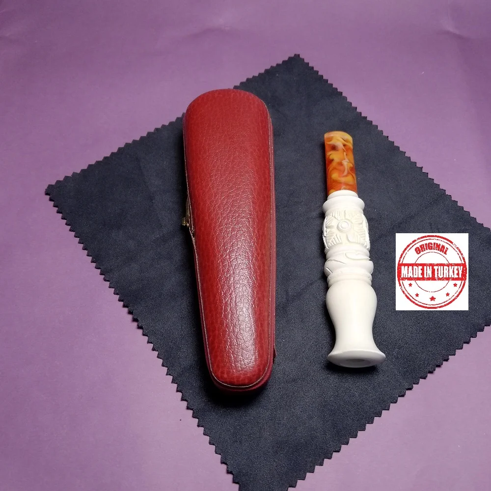Meerschaum сигарный мундштук курительная трубка ручной работы из Турции TNT Экспресс