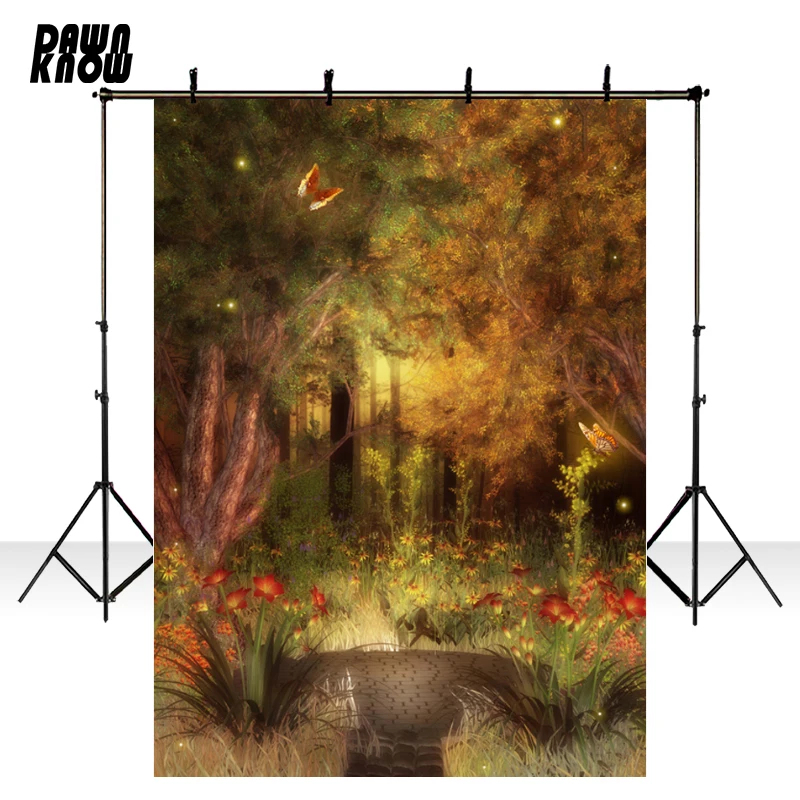 DAWNKNOW с бабочкой Обувь для новорожденных фон фотосъемки изображением сказочной