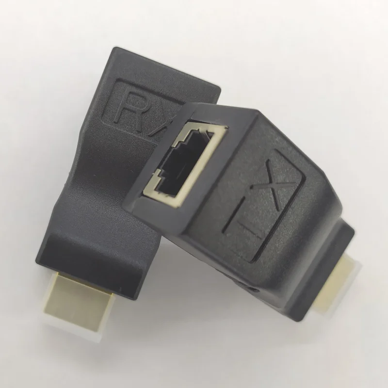 1 пара RJ45 4K HDMI-совместимый удлинитель до 30 м CAT5e Cat6 сетевой Ethernet LAN для HDTV HDPC DVD PS3 STB |