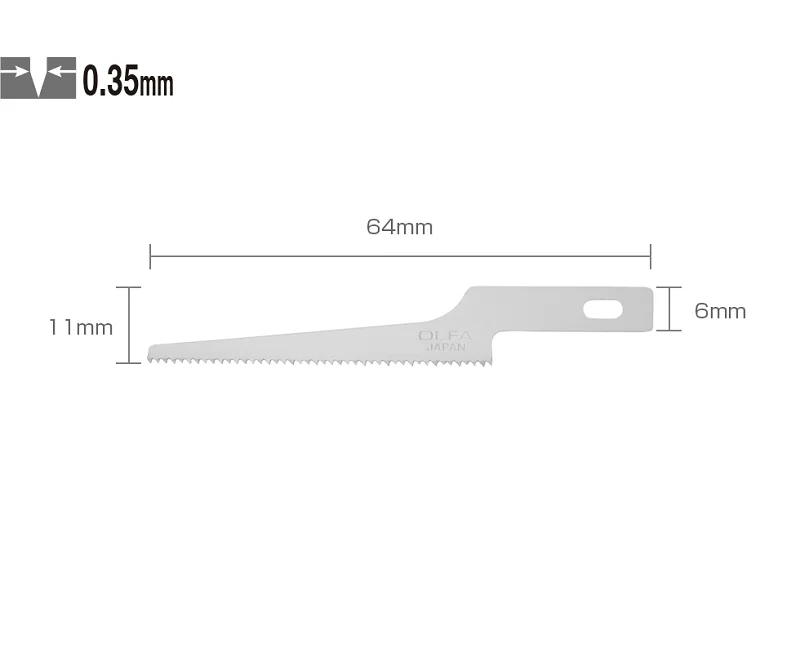 Лезвия для ножа АK-4 (3 шт.) &quotOLFA&quot (ОЛФА) KB4-NS3 Япония | Knife