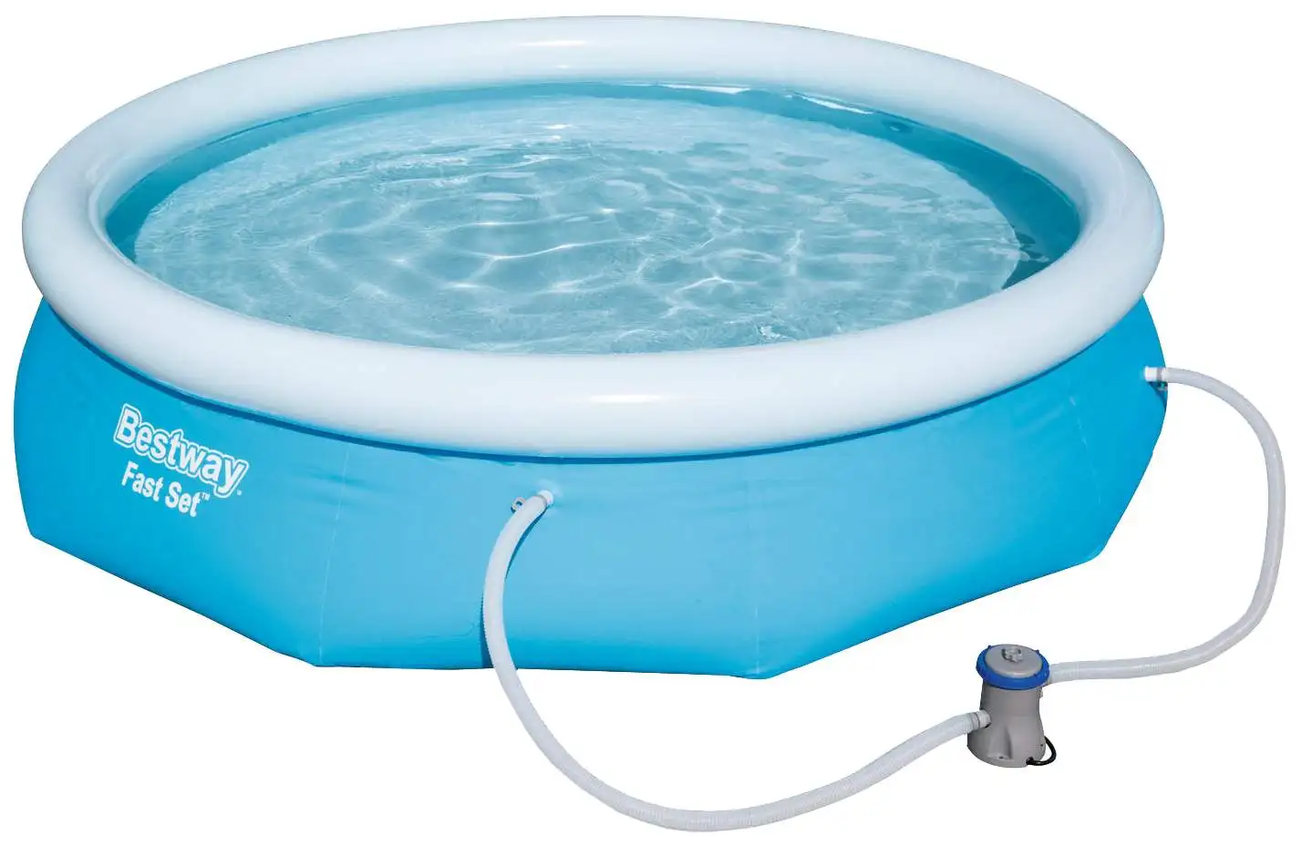 Надувной бассейн Bestway Fast Set 10' x 30&quot/305х76см+фильтр-насос 57270 | Мать и ребенок