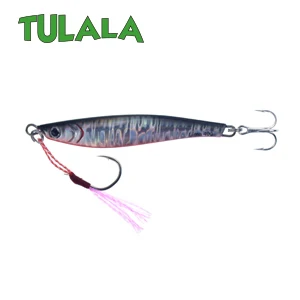 Black Orange Tulala литой металл 40 г джиговая блесна, шкура, литье свинца, рыбы, SeaBass, рыбалка на щуку Приманка снасти, вобберы, жесткие приманки - Цвет: Black Orange