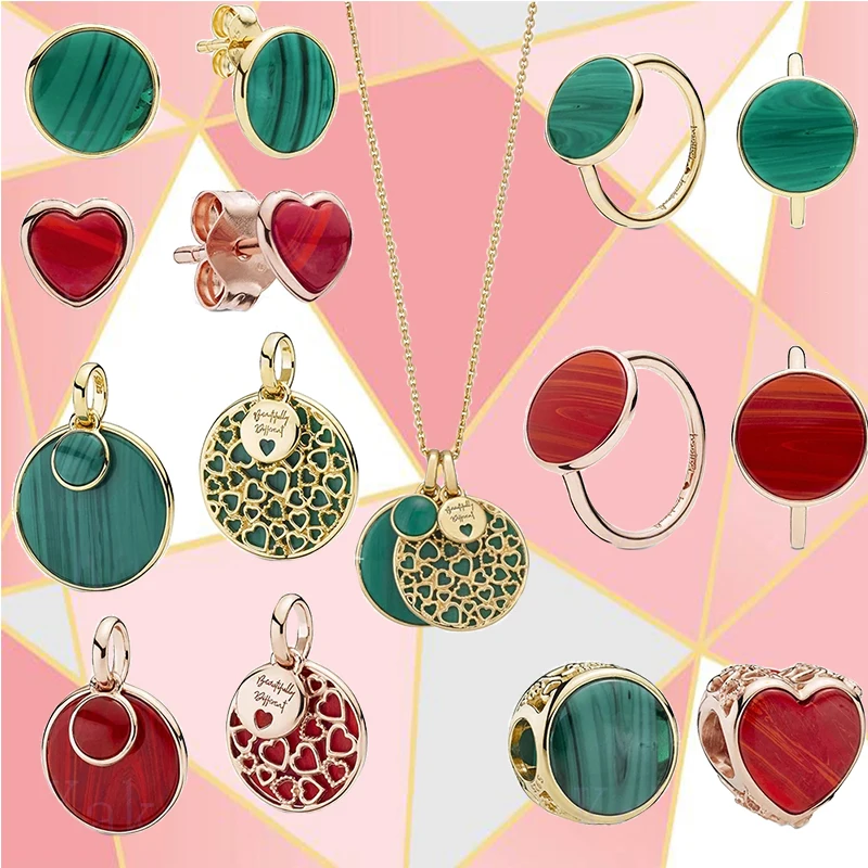 

Classic Sterling Silver 925 BEAUTIFULLY DIFFERENT MURANO Pendant Set Original Women Classic Jewelry Birthday Luxury Gift