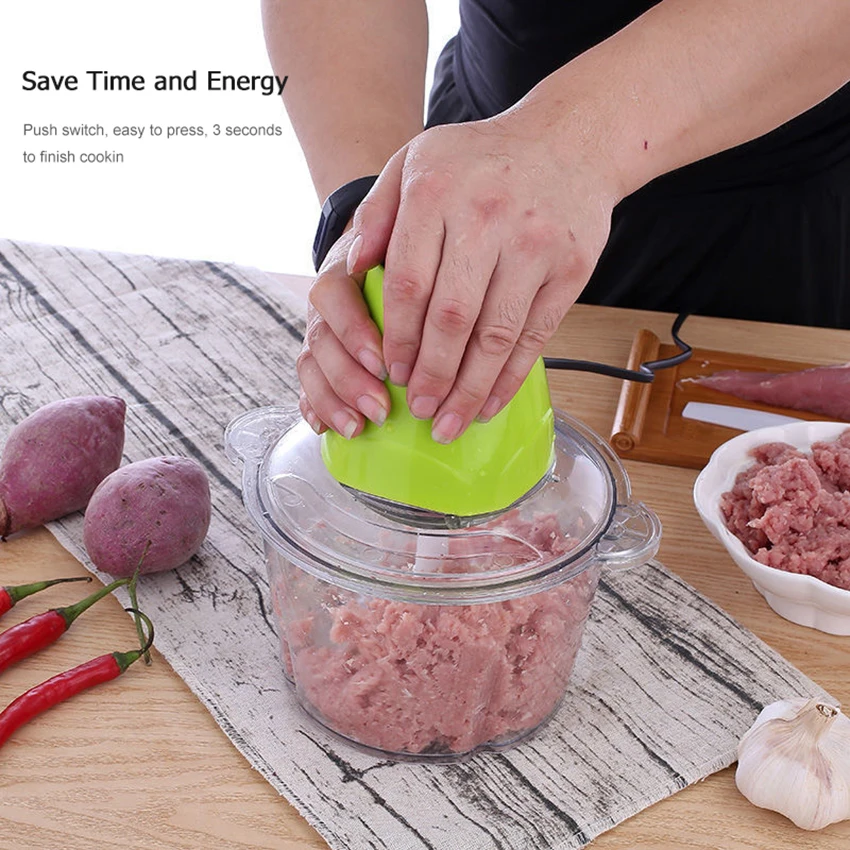 MEMDOO 2L электрическая мясорубка измельчитель мяса Мясорубка автоматический