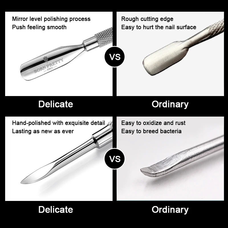 Кусачки для кутикулы BORN PRETTY кусачки из нержавеющей стали Серебряный пинцет