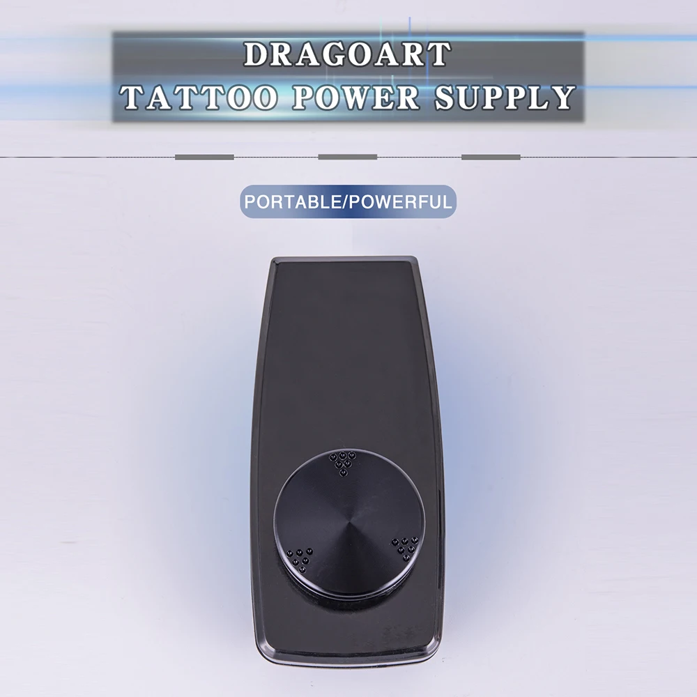 Newest Dragoart Power Supply Digital Dual LCD Display Tattoo Power Supply For Tattoo Machine Speed Control LED Light EU Plug