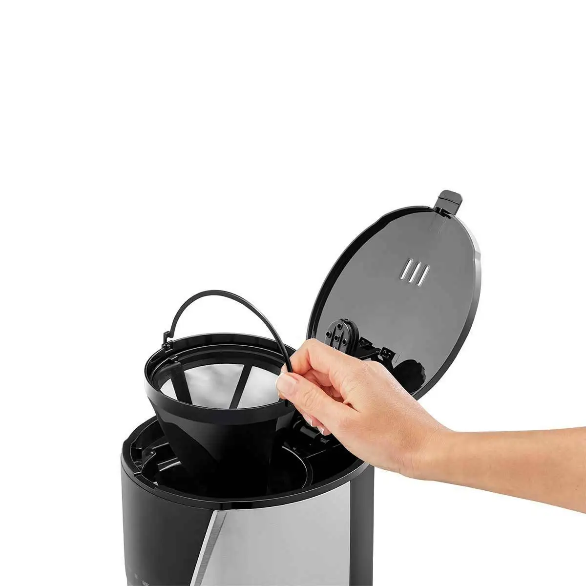 Моя страсть AR3081 Brewtime Delux фильтр-кофеварка-нержавеющая сталь 1,5 литра (12-14 чашек) емкость чайника аромат характеристика мягкий/твердый вкл.