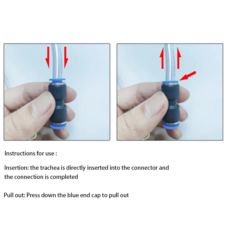

10Pcs PG Air Fitting High Quality Fittings for Hose 4-12MM Male Thread BSP 1/4 " 1/2" 1/8 "3/8" Air Pneumatic Connector