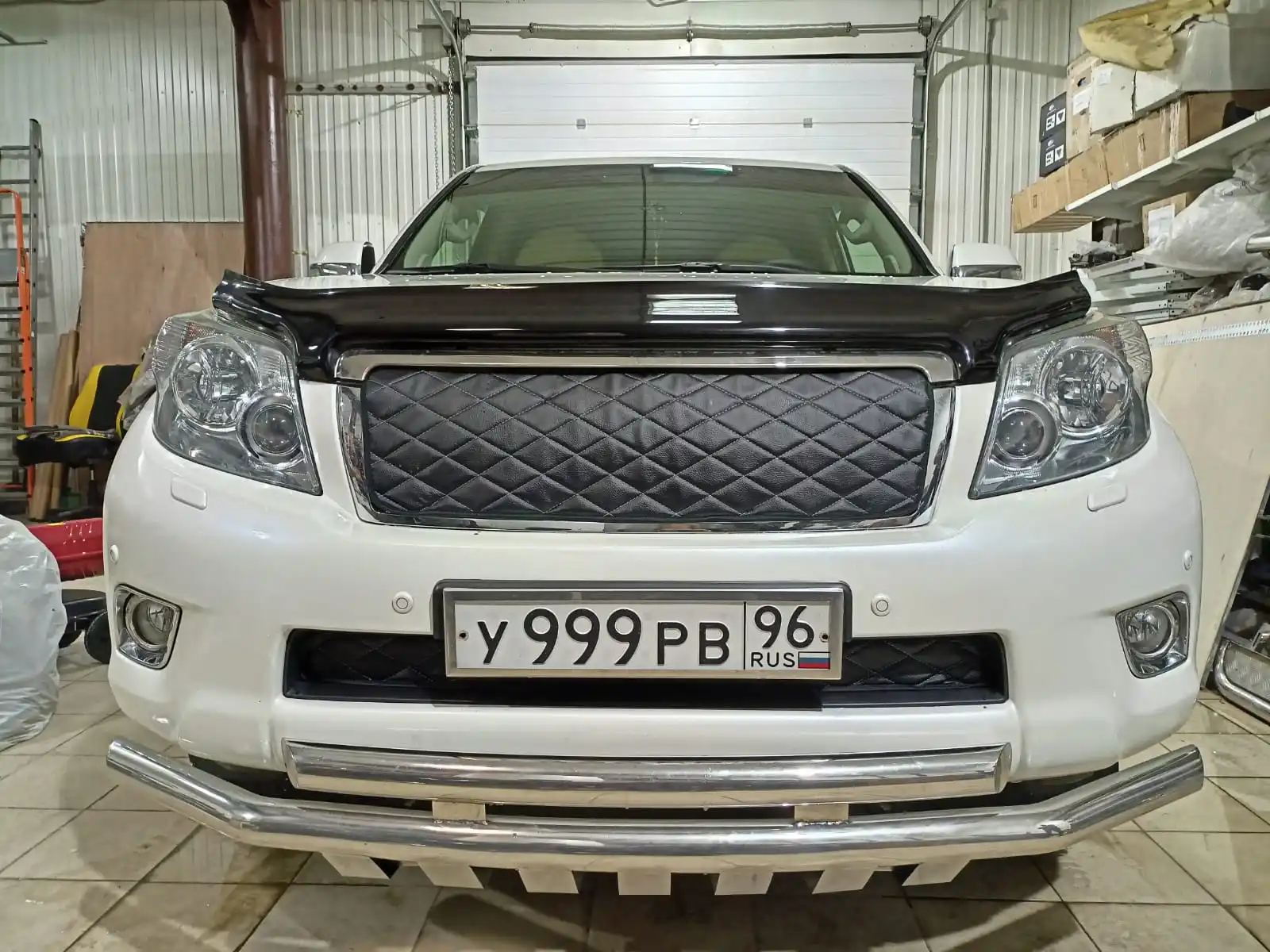 Утеплитель радиатора для Toyota Land Cruiser Prado 2009 – 2013 150 Series Тойота Ленд Крузер Прадо