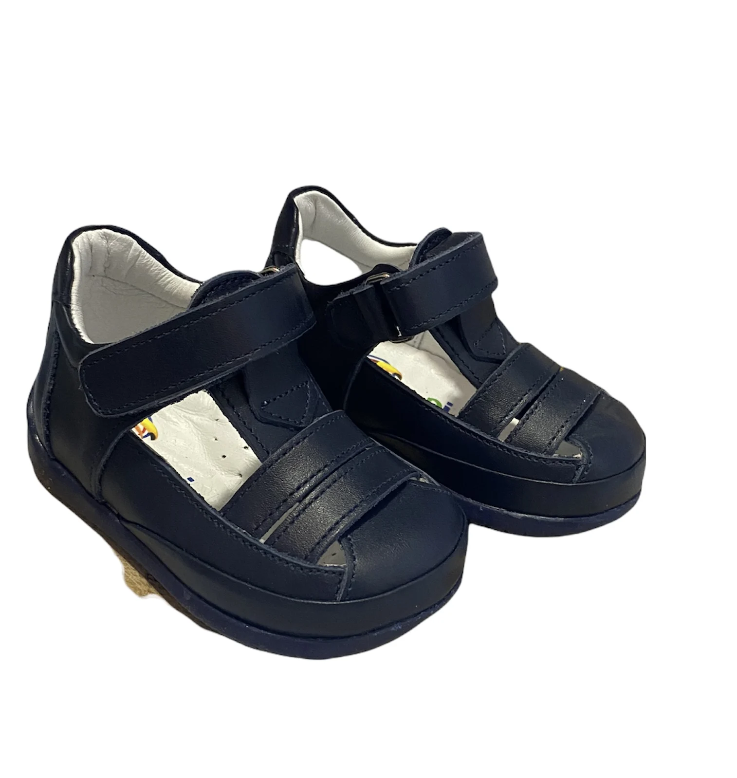

Pappikids Model(0183) Boy's First Step Orthopedic Leather Shoes