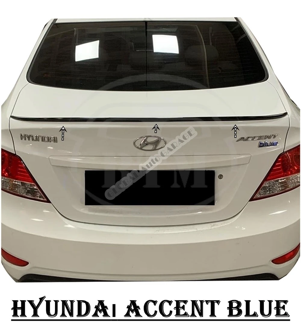 

Спойлер для HYUNDAI ACCENT BLUE 2011-2021, автомобильный аксессуар, универсальные спойлеры, автомобильная антенна для стайлинга автомобиля, диффузоры д...