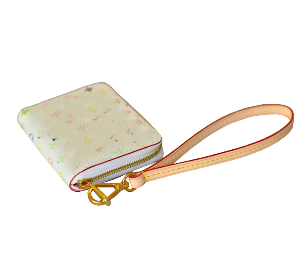 Vachetta Leather Wristlet Strap replacement for Pochette Wallet and clutch agenda key chain MM