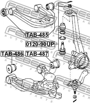 Сайленблок переднего нижнего рычага (TOYOTA TUNDRA UCK30/UCK40 1 | Автомобили и мотоциклы