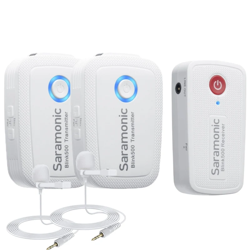 Радиосистема Saramonic Blink 500 B2 (RX + 2TX) Белая | Электроника