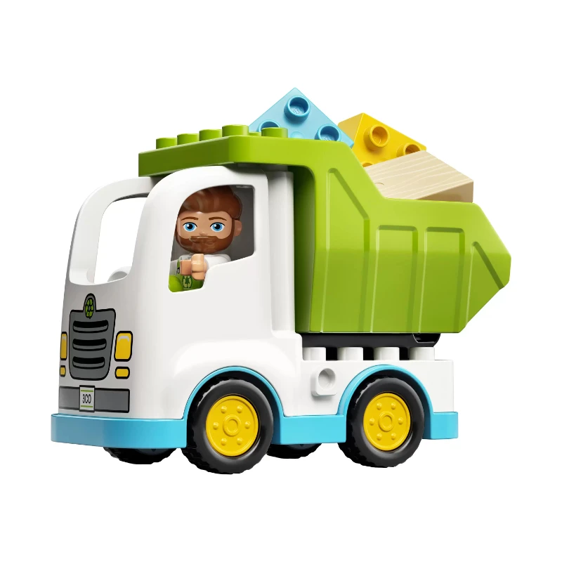 Конструктор LEGO DUPLO (ДУПЛО) 10945 Мусоровоз и контейнеры для раздельного сбора мусора