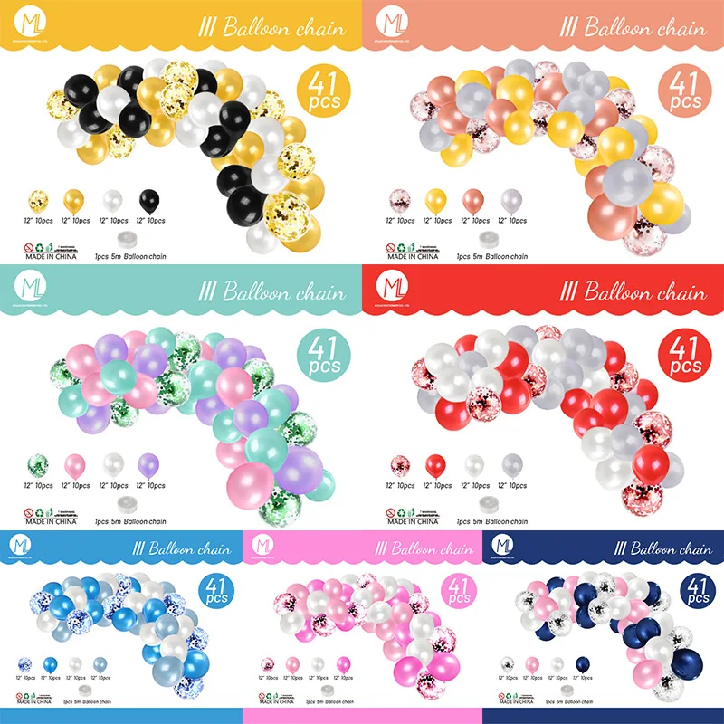 

41 штука украшения для дня рождения, настенный латексный шар, Рождественский декоративный шар