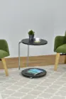 Стол домашний с-образной формой, современный декоративный кофейный столик на колесиках с колесиками, для закусок, для гостиной, с роликами