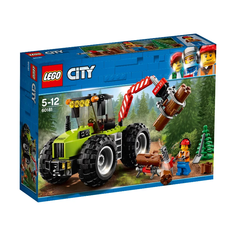 Конструктор LEGO City (Сити) 60181 Лесной трактор 5+ | Игрушки и хобби