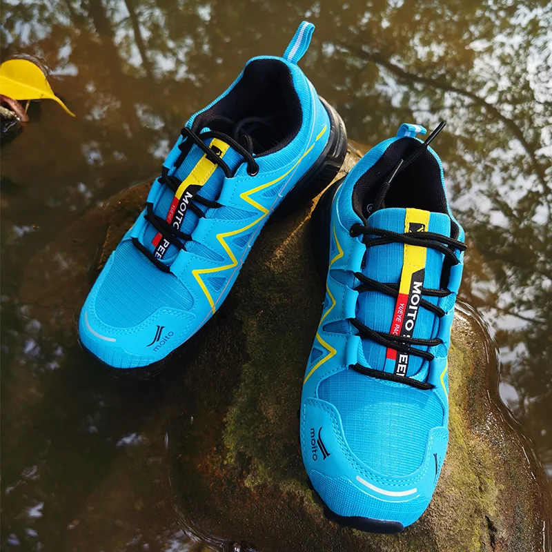 

Outdoor Waterproof Hiking Sneakers Men Women Anti-Slip Trekking shoes Big size Breathable Trail Mountain Jogging Sneakers Summer