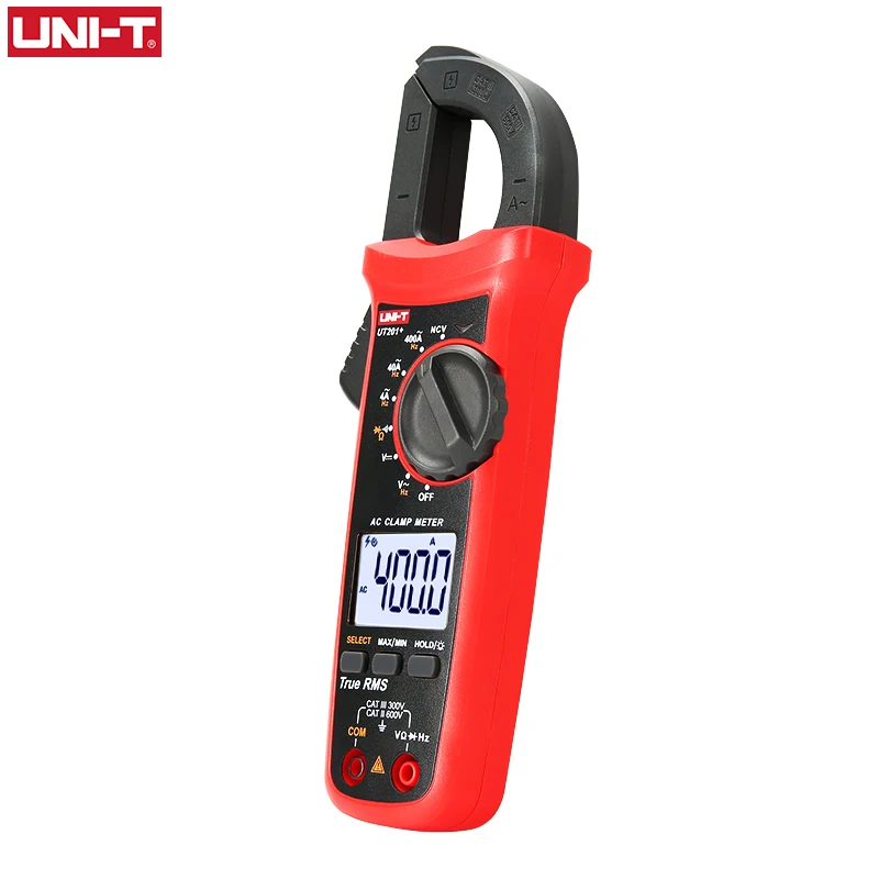 

UNI T UNI-T Digital Clamp Meter UT201+ UT202+ UT203+ UT204+ AC DC Current Ampere Meter Clamp Multimeter Resistance Frequency