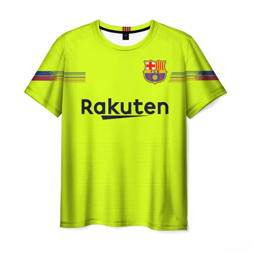 Мужская футболка 3D Messi away 18-19 | одежда