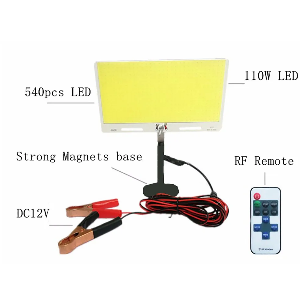 

With Remote Led Outdoor Light 12V Outdoor Tent Light Camping Household Emergency Night Light