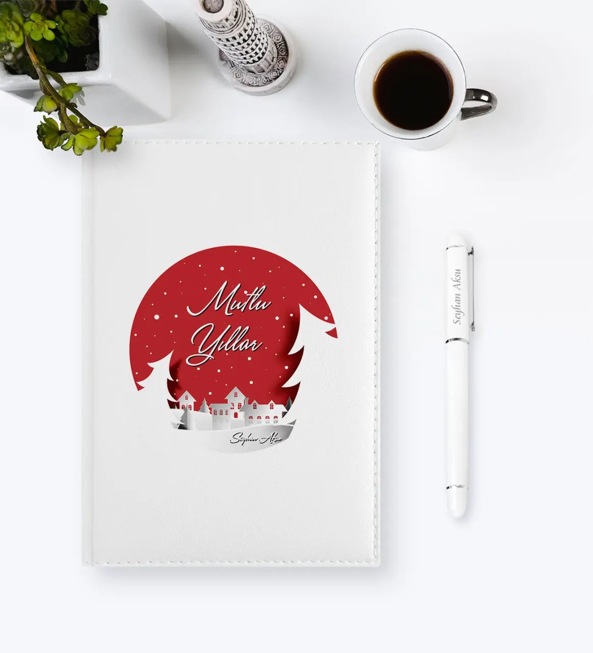 

Personalized Christmas Happy birthday Themed 2020 Organizer Pen Set-1