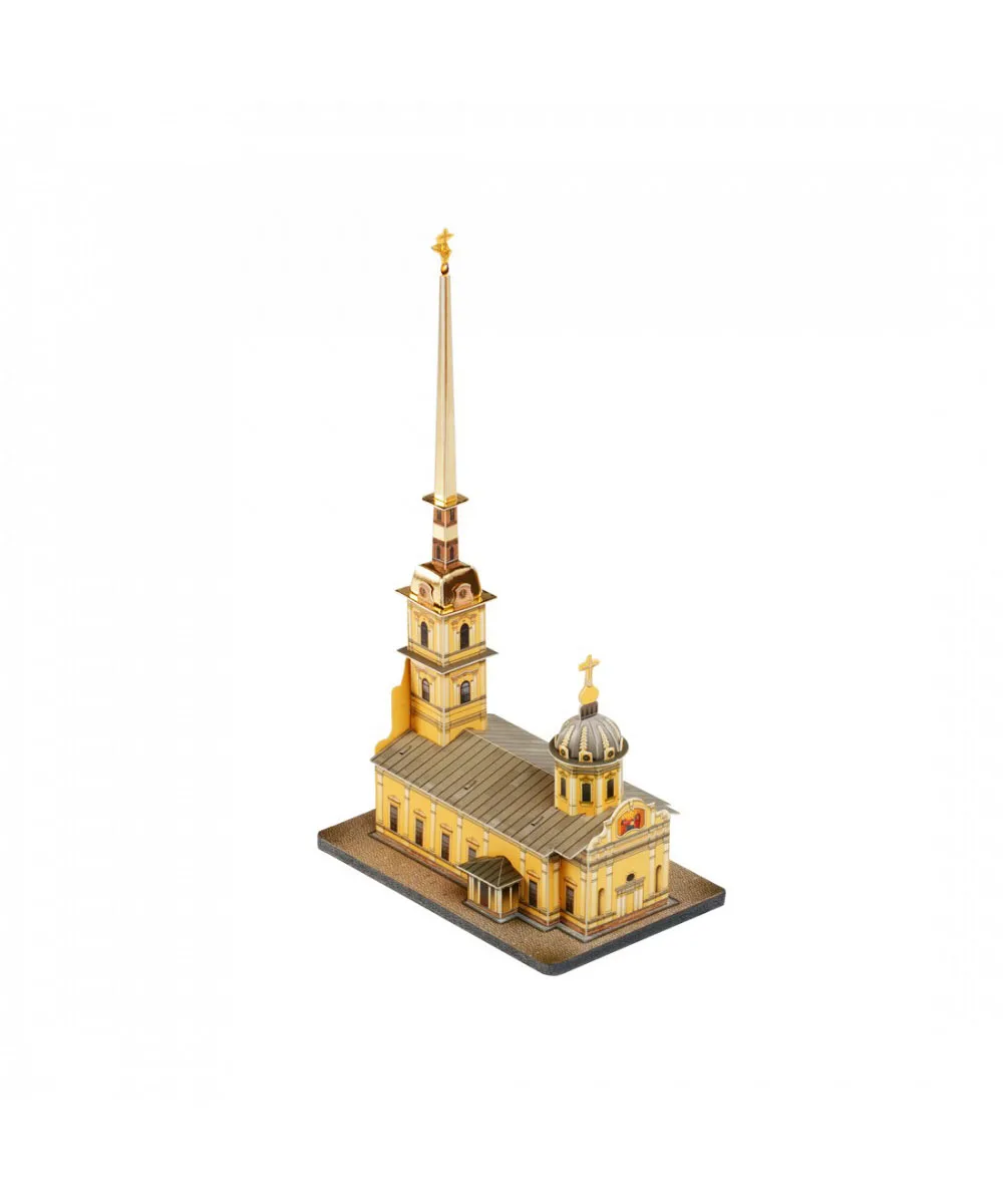 558 Петропавловский собор. Модель из картона. Серия &quotПетербург на ладони&quot.